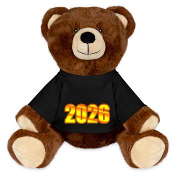 2026 - Nounours RecycelBär® marron - noir - Devant