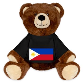 Philippines - Nounours RecycelBär® marron - noir - Devant