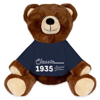 Klassische 1935 Limited Edition - MiniFeet® RecycelBär® Braun - French Navy - Vorne