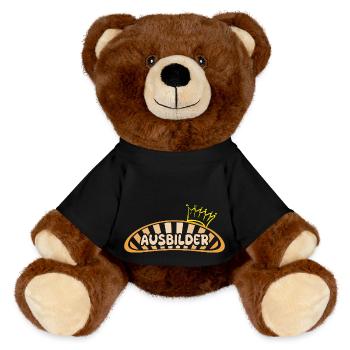 Instructor - MiniFeet® RecycelBär® Teddy Bear Brown - black - Front