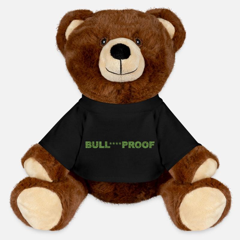 Bull****proof - MiniFeet® RecycelBär® Braun - Schwarz