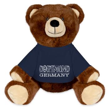 Dortmund - Nounours RecycelBär® marron - bleu marine - Devant
