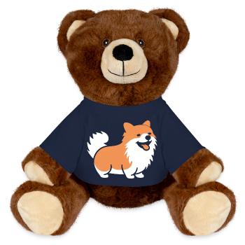 Spitz - MiniFeet® RecycelBär® Braun - French Navy - Vorne