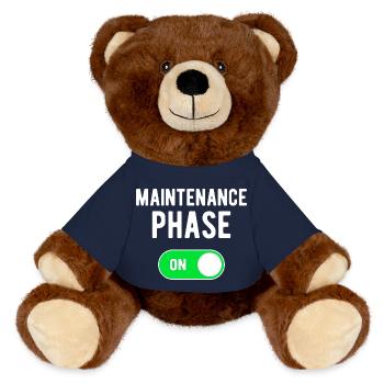Phase d’entretien ON Entraînement de musculation de poids - Nounours RecycelBär® marron - bleu marine - Devant