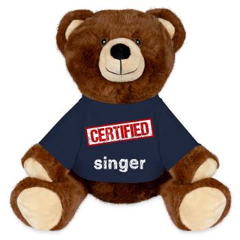 Sänger - MiniFeet® RecycelBär® Braun - French Navy - Vorne