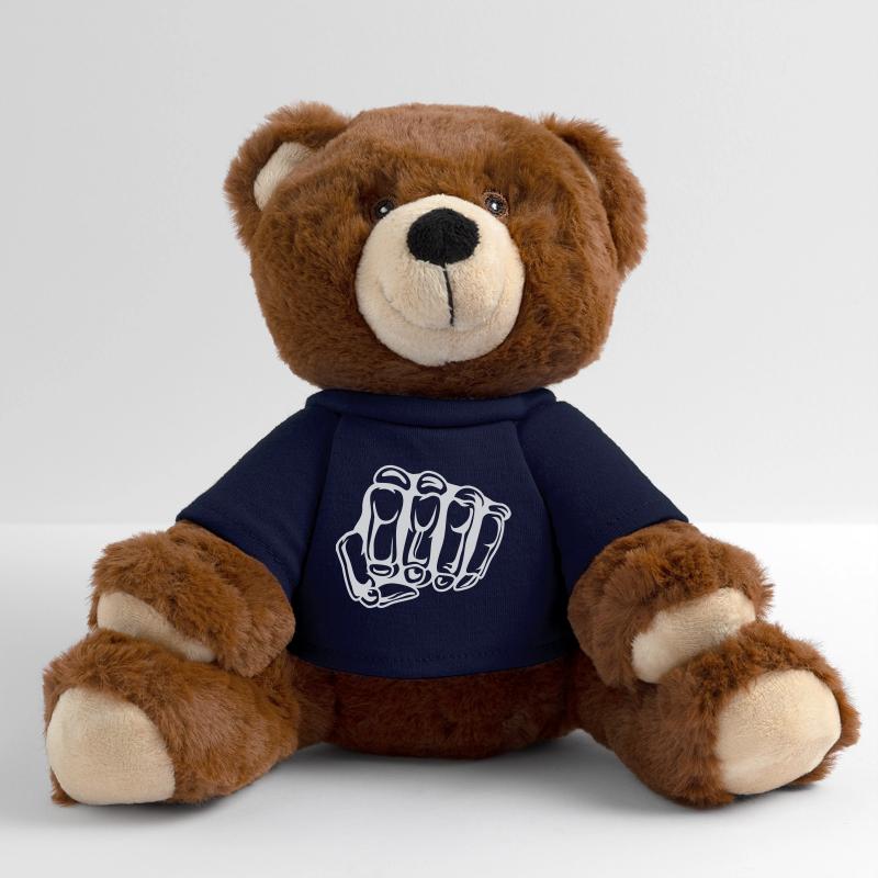 poing de crâne Nounours RecycelBär® marron