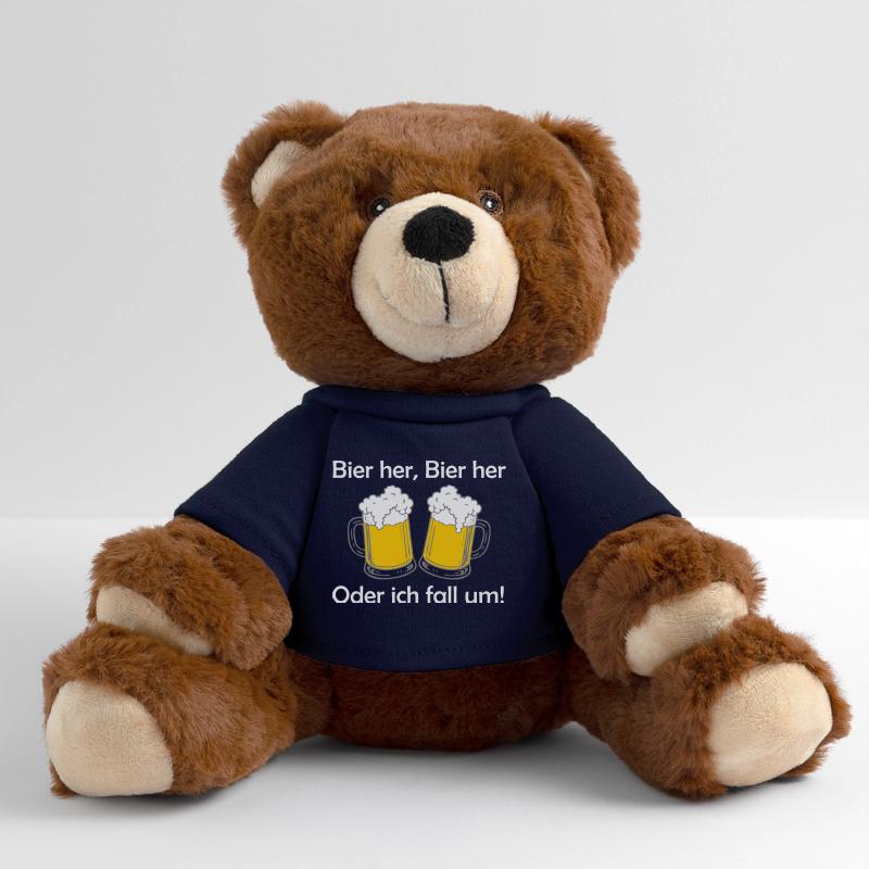 Bees here, Bees here - oder ich fall um! MiniFeet® RecycelBär® Teddy Bear Brown