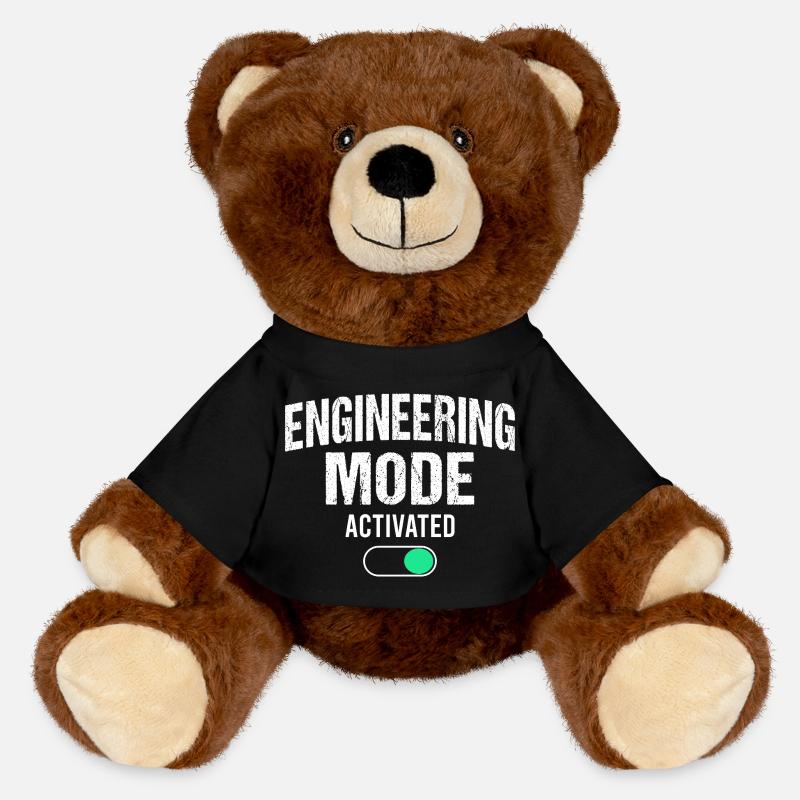 Génie mécanique Ingénieur mécanique - Nounours RecycelBär® marron - noir