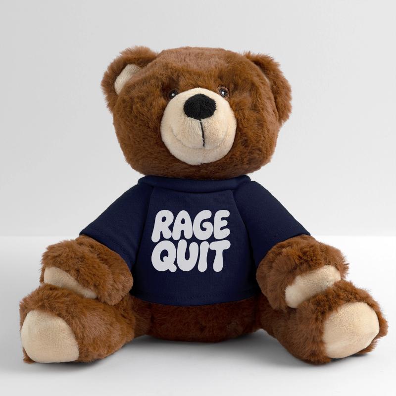 Police à bulle Rage Quit Nounours RecycelBär® marron
