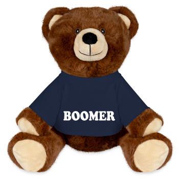 Boomer - MiniFeet® RecycelBär® Braun - French Navy - Vorne