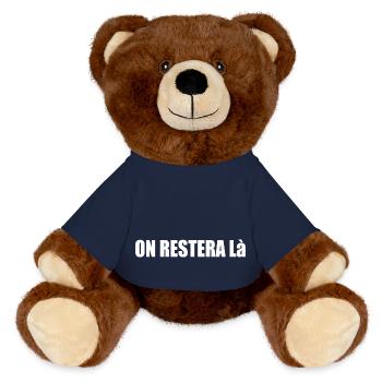 Leave it at that - MiniFeet® RecycelBär® Teddy Bear Brown - french navy - Front