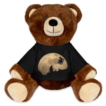 WCMX ET Rollstuhlsprung zum Mond * - MiniFeet® RecycelBär® Braun - Schwarz - Vorne