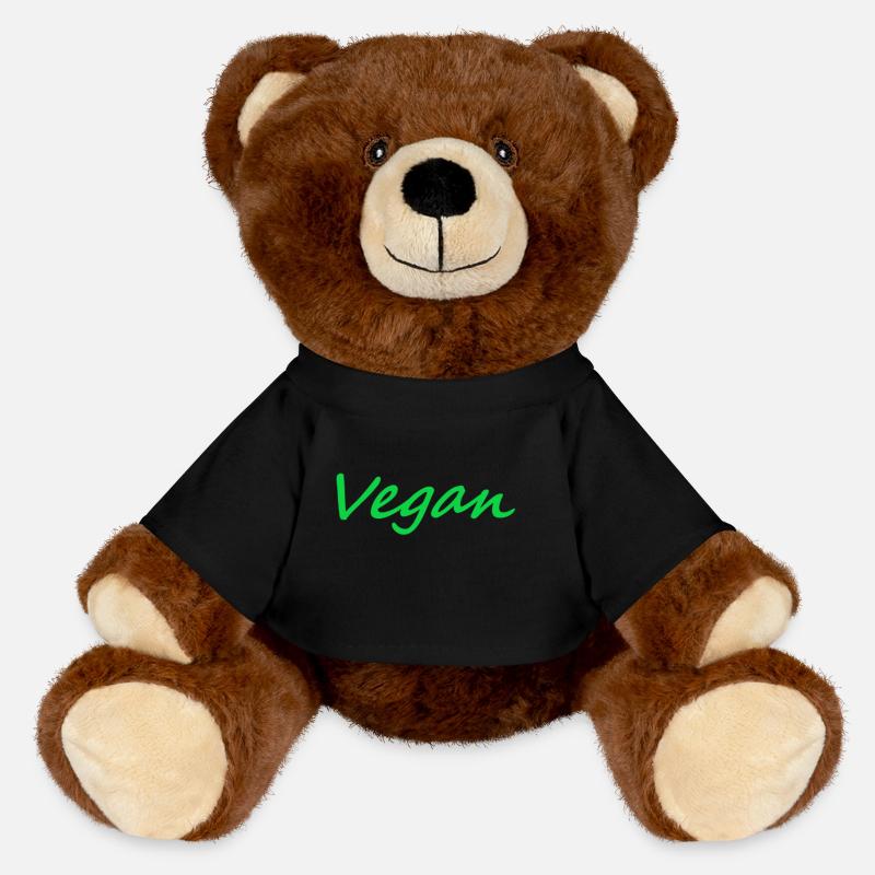 Vegan - MiniFeet® RecycelBär® Braun - Schwarz