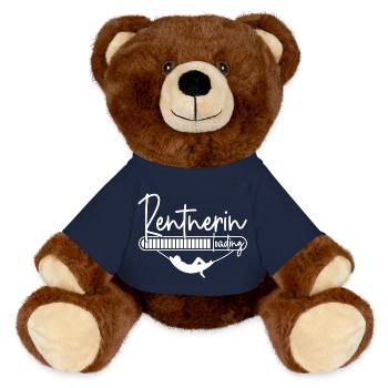 Rentnerin loading Ladebalken mit Hängematte - MiniFeet® RecycelBär® Braun - French Navy - Vorne