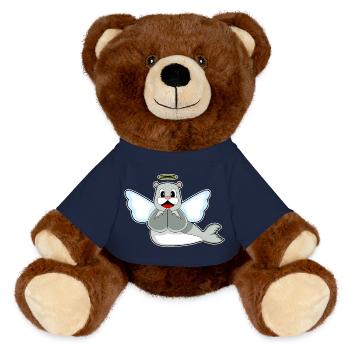 Ailes d’Ange des Phoques - Nounours RecycelBär® marron - bleu marine - Devant