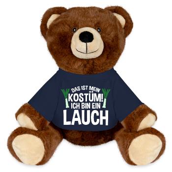 Carnaval de Jecken Carnaval - Nounours RecycelBär® marron - bleu marine - Devant