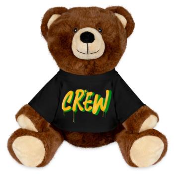 Crew - MiniFeet® RecycelBär® Braun - Schwarz - Vorne