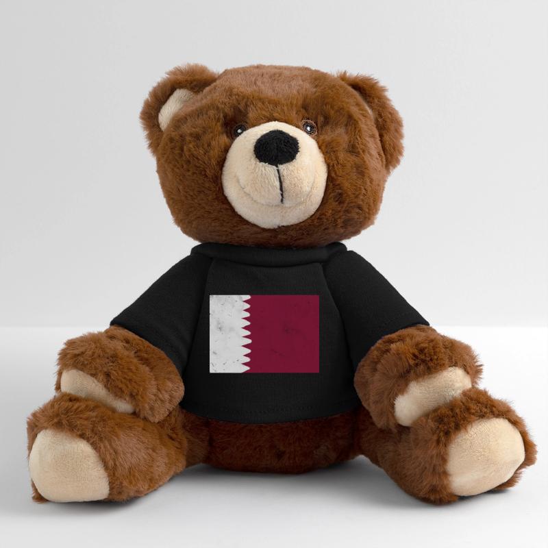 Drapeau du Qatar Nounours RecycelBär® marron
