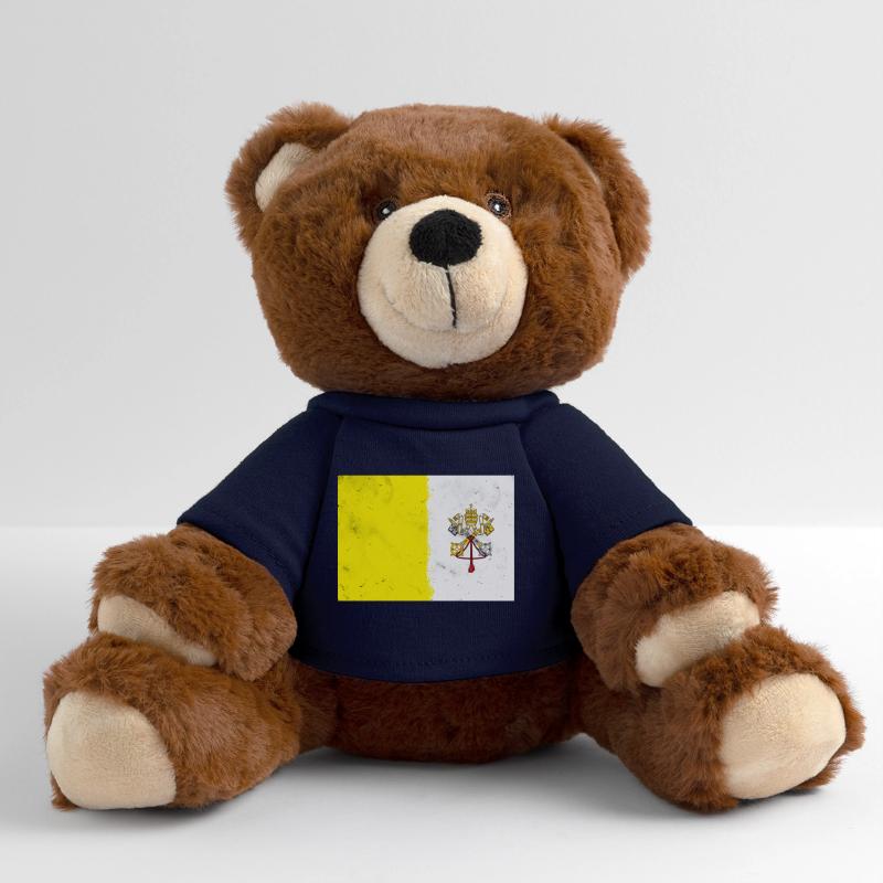 Drapeau du Vatican Nounours RecycelBär® marron