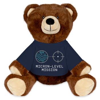 Reinraumtechniker Kontrollierte Umgebung - MiniFeet® RecycelBär® Braun - French Navy - Vorne