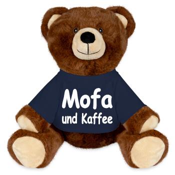 Mofa - MiniFeet® RecycelBär® Braun - French Navy - Vorne