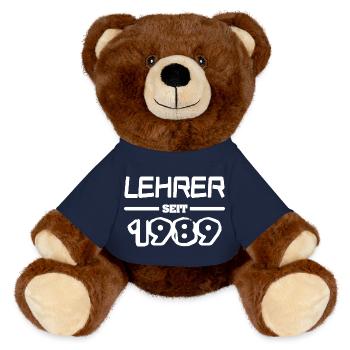 1989 - MiniFeet® RecycelBär® Braun - French Navy - Vorne