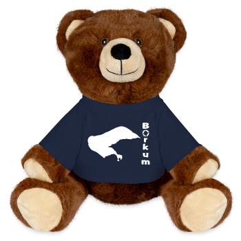 Borkum - MiniFeet® RecycelBär® Braun - French Navy - Vorne