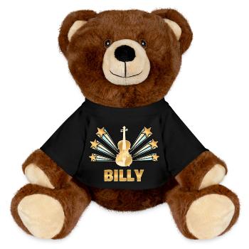 Billy - MiniFeet® RecycelBär® Braun - Schwarz - Vorne
