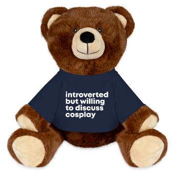 Cosplay - MiniFeet® RecycelBär® Teddy Bear Brown - french navy - Front