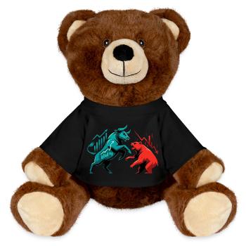 Don Boursiers contre Ours : Combat sur les actions - Nounours RecycelBär® marron - noir - Devant
