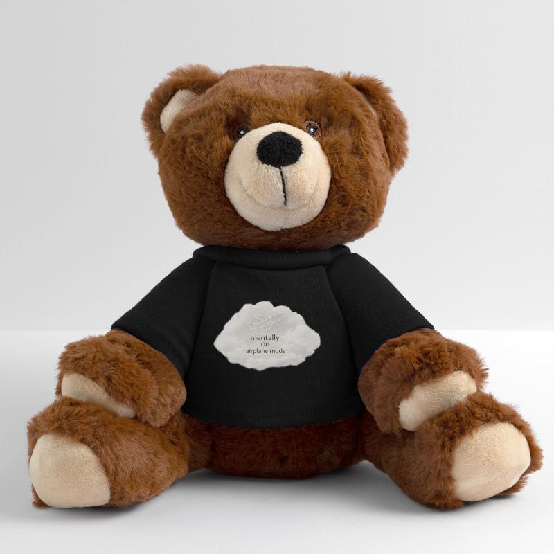 Mentaler Flugzeugmodus MiniFeet® RecycelBär® Braun