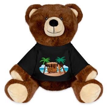 Tiki Combi - Nounours RecycelBär® marron - noir - Devant