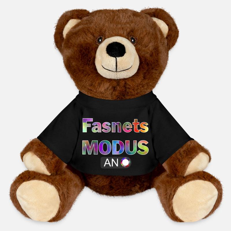 Fasnetsmodus - Nounours RecycelBär® marron - noir