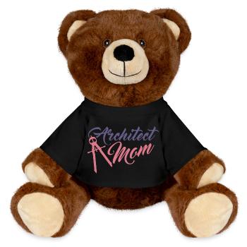 Drôle De Maman Architecte - Nounours RecycelBär® marron - noir - Devant