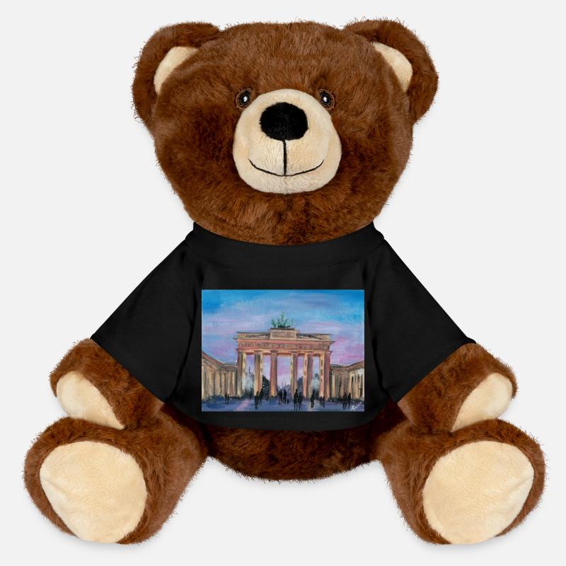 Brandebourg - Nounours RecycelBär® marron - noir