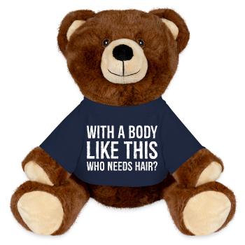 with a body like this who needs hair - MiniFeet® RecycelBär® Braun - French Navy - Vorne