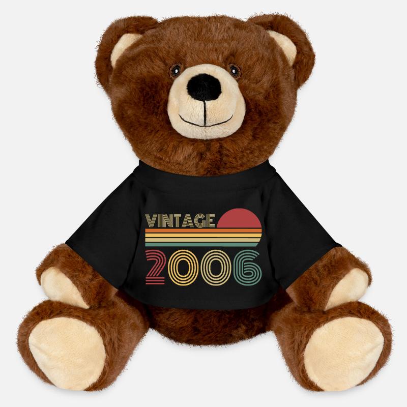 Millésime 1984 Vintage Rétro Cadeau d’anniversaire - Nounours RecycelBär® marron - noir