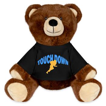 TOUCH DOWN - MiniFeet® RecycelBär® Braun - Schwarz - Vorne