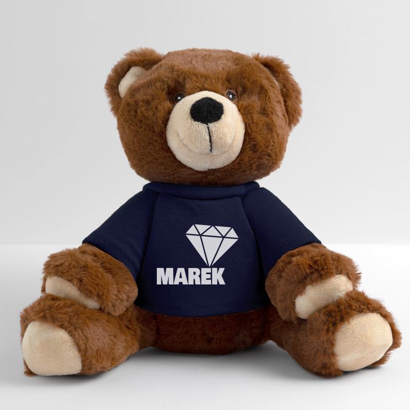 Cadeau pour Marek Nounours RecycelBär® marron