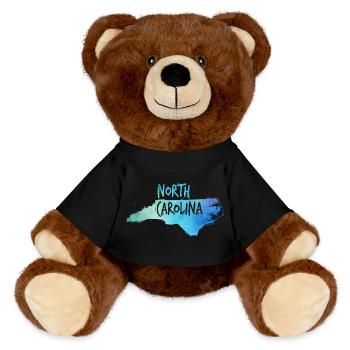 North Carolina - MiniFeet® RecycelBär® Braun - Schwarz - Vorne