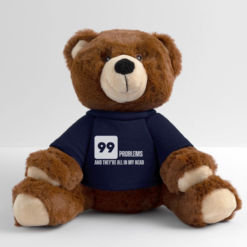 Bold Numeric Graphic Tee MiniFeet® RecycelBär® Teddy Bear Brown