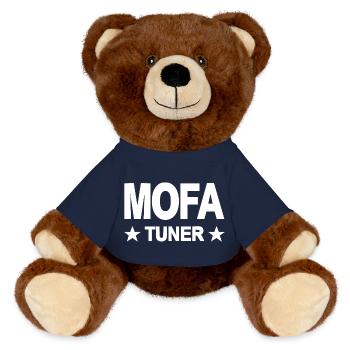 Mofa - MiniFeet® RecycelBär® Braun - French Navy - Vorne