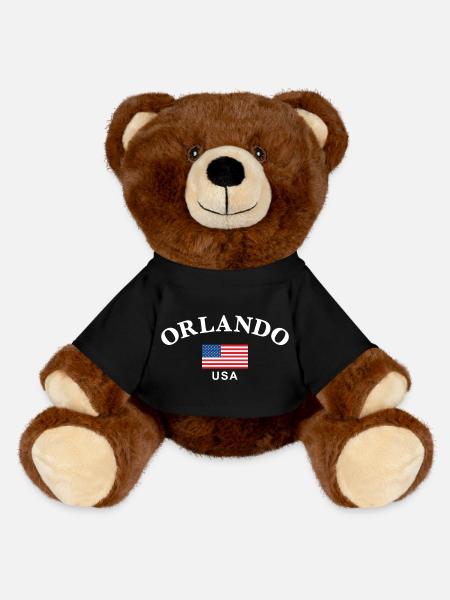 Orlando, États-Unis - Nounours RecycelBär® marron - noir