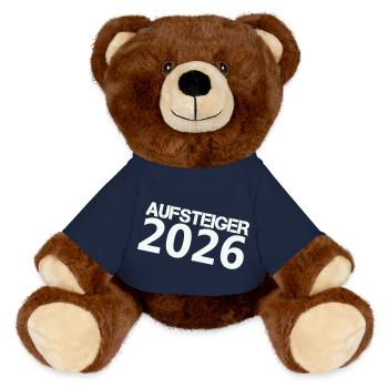 aufsteiger_2026- - MiniFeet® RecycelBär® Braun - French Navy - Vorne