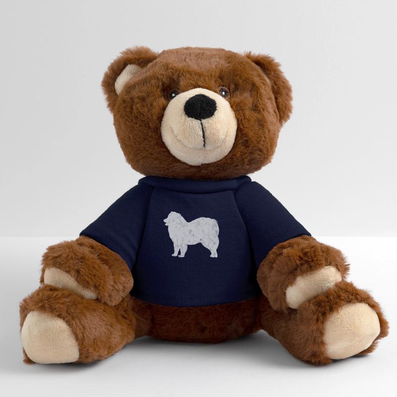 Samoyed Samoyed propriétaire de chien Nounours RecycelBär® marron