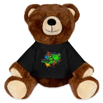 Combiner - Nounours RecycelBär® marron - noir - Devant