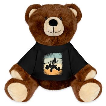 Quad VTT Tout-terrain Quad Riders - Nounours RecycelBär® marron - noir - Devant