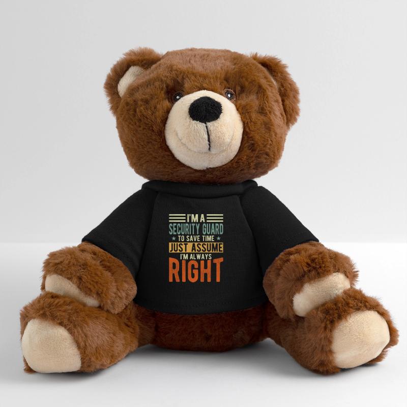 Agent de sécurité Nounours RecycelBär® marron