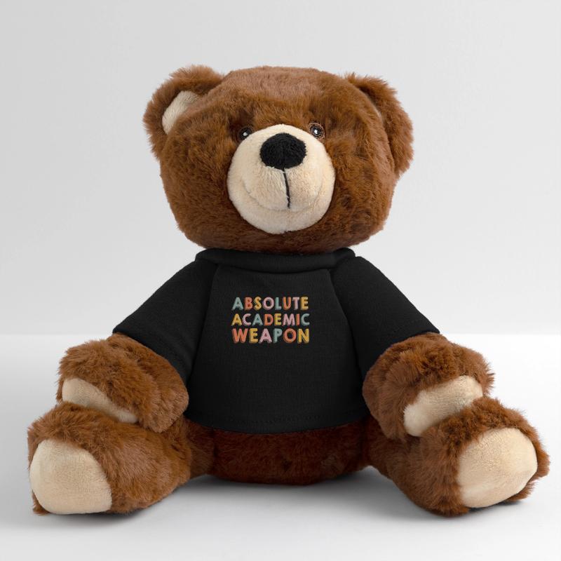 Students Absolute Academic Weapon MiniFeet® RecycelBär® Teddy Bear Brown