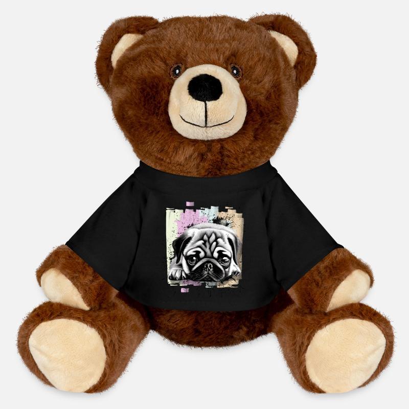 Carlin - Nounours RecycelBär® marron - noir